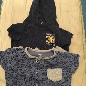 😇BOYS 12 MONTH ROMPERS (2)😇